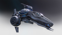 Top concept art of the Phaeton for Halo 5: Guardians.