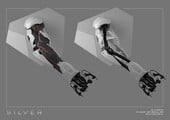 Concept art for a robot arm aboard Endymion II in Halo: The Television Series.