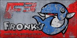 The advertisement for Fronk's Formed Fish on Longshore, originally given out as a gift to attendees of PAX '08.