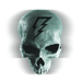Icon for the Thunderstorm Skull.