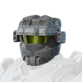 Kai-125's helmet as it appears in Halo: Infinite.