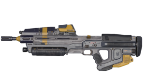 A transparent crop of the MA40 Longshot in-game model. Courtesy of User:BaconShelf.