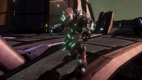 A Sangheili employing the Ossoona harness in Halo 3 multiplayer.