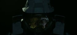 Even more cracked visor Silver John on Halo.