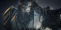 Atriox with Chainbreaker in the Know Your Enemy trailer.
