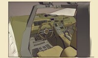 Concept of the dashboard of the Warthog in Halo: Campaign Evolved.