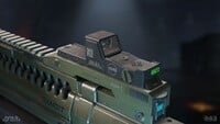 The Holopoint sight on the Bandit Evo.