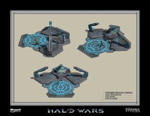 A render of the Forerunner console on Release in Halo Wars.