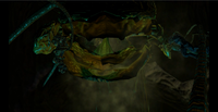 Close up of the Gravemind in Halo 2.