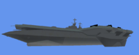 A render of the Crassus-class. Notice the two separate hull sections.