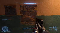 A poster of a Spartan-IV wearing Recruit armor on Bazaar in Halo Infinite.