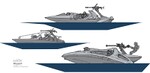 Concept art of the motorboat.