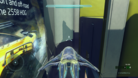 HUD of the Banshee in Halo 5: Guardians.