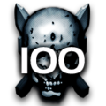 Career Milestone 100 on Halo Waypoint.