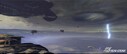 Numerous Assault Carriers are seen above the skies around the portal to the Ark in the Halo 3 Announcement Trailer.
