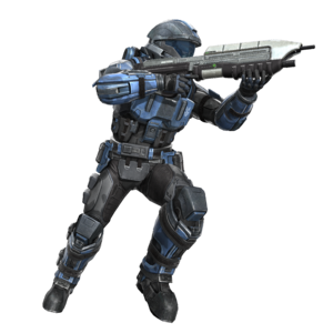 A render of Ethan Graves, as he appears in Halo: Fireteam Raven.