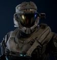 Up-armored Operator helmet with HUL attachment in Halo: The Master Chief Collection.
