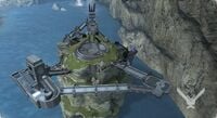 A relay station on the map Pinnacle, on Forge World in Halo: Reach.