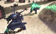 A Mgalekgolo pair in combat in Halo 3.