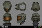 Turnaround of the helmet.