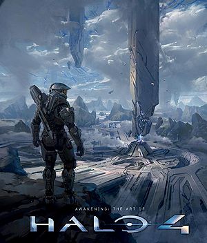 Cover art of Awakening: The Art of Halo 4.