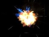 An explosion of a T-25B brute shot's grenade.