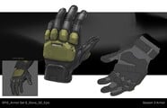 Concept art for the Rift Epsilon gloves.