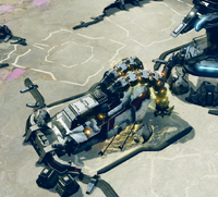 A Power Extractor attached to an outpost.