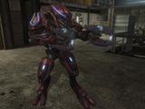 A Zealot dual-wielding Okarda'phaa-pattern plasma rifles in Halo: Reach.