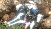 A Sangheili clad in Assault harness.