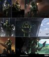 An art exploration of Master Chief in Halo Infinite.