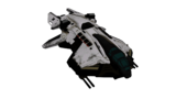 External Render of the Vulture from Halo Wars 2.