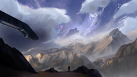 Concept art of the vista.
