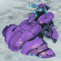 Close up on the T-25 Wraith in Halo Wars.