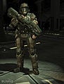 Dutch holding a Spartan Laser in Halo 3: ODST.