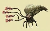 More concept art of a pod infector for Halo: Campaign Evolved.