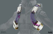 Concept art of the Fairlight Echoclusters chestpiece.