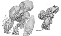Refined and finalised concept art of the Goblin.
