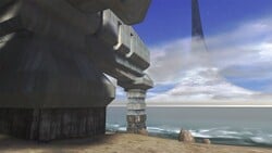 A Forerunner structure near the Silent Cartographer in Halo: Combat Evolved.