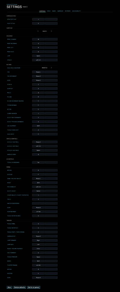 HTMCC-H3 MouseAndKeyboardDefault Menu Screenshot.png