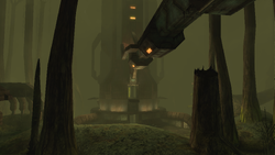 Screenshot of the multiplayer map Backwash.