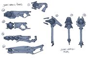 Concept art of possible Socket Weapons