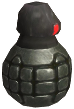 A cropped screenshot of an M9 fragmentation grenade.