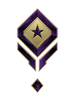 Multiplayer career rank insignia for Halo Infinite.
