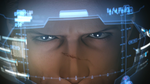 Fred's Mark IV HUD in Halo Legends: The Package.