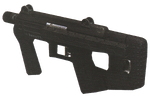 Rear concept art of the M7 SMG in Halo 2.