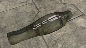 A screenshot of the cut body bag asset in Halo 3.