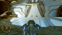 HUD of the Ultra Ghost by Edward Buck in the Halo 5: Guardians campaign.