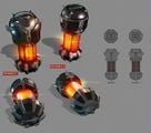 Halo Online concept art of the Firebomb.