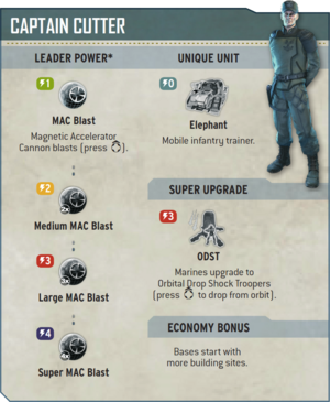 Overview of Cutter's abilities in Halo Wars.